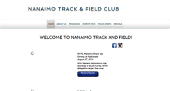 Desktop Screenshot of nanaimotrackandfield.com